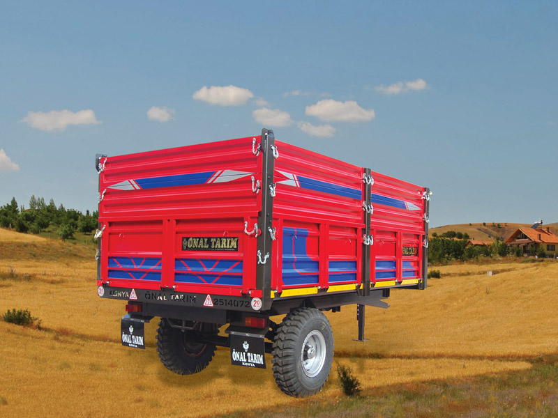 Ã–NAL Konyada traktör römorku,8-15 ton treyler tipi damperli römork, 10-12 ton treyler tipi damperli römork