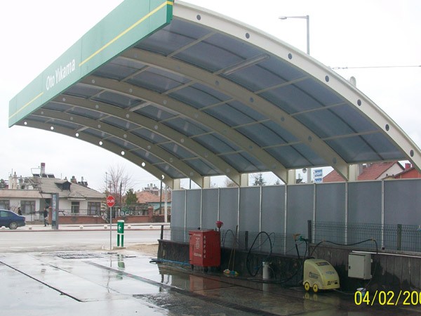 KARMETAL kanopi beşik tonoz yelken tonoz