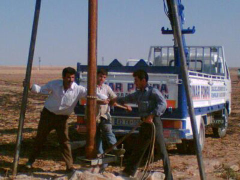 PINAR POMPA; Altınekin sondaj, cihanbeyli çeltik sondaj,su sondajı,pompa sökme takma