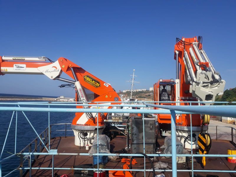 ASELKON; marine crane,  ship crane,  marine crane sales, ship cranes price manufacturers