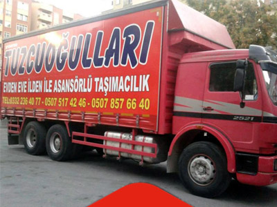 TUZCUOÄžULLARI; Konya evden eve asansörlü nakliyat, konya evden eve taşımacılık fiyatları
