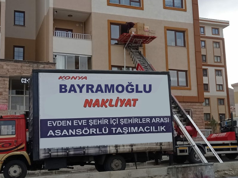 BAYRAMOÄžLU Evden eve asansörlü nakliyat Taşımacılık Konya