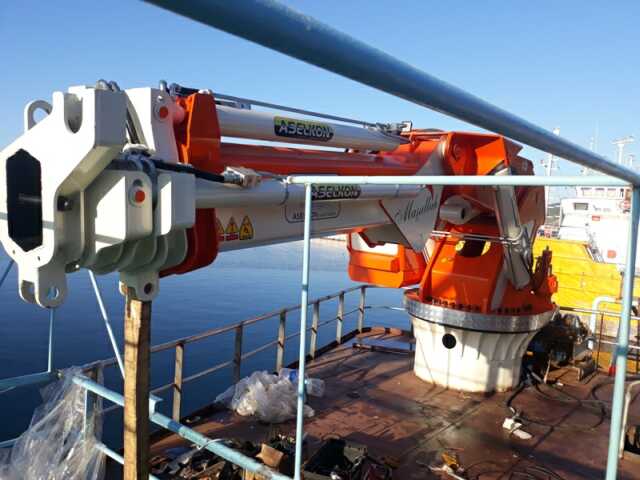 ASELKON; Gemi vinci, marine crane,  ship crane,  port crane, shipyard and container handling cranes