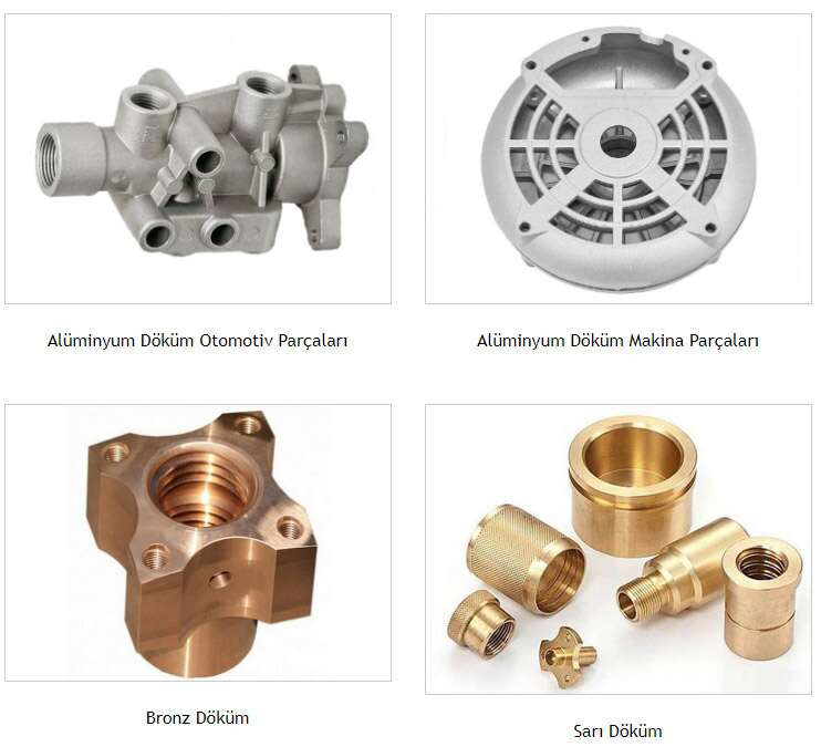 Işık ;  Konya alüminyum döküm elektrik parçası, döküm volant, döküm direksiyon