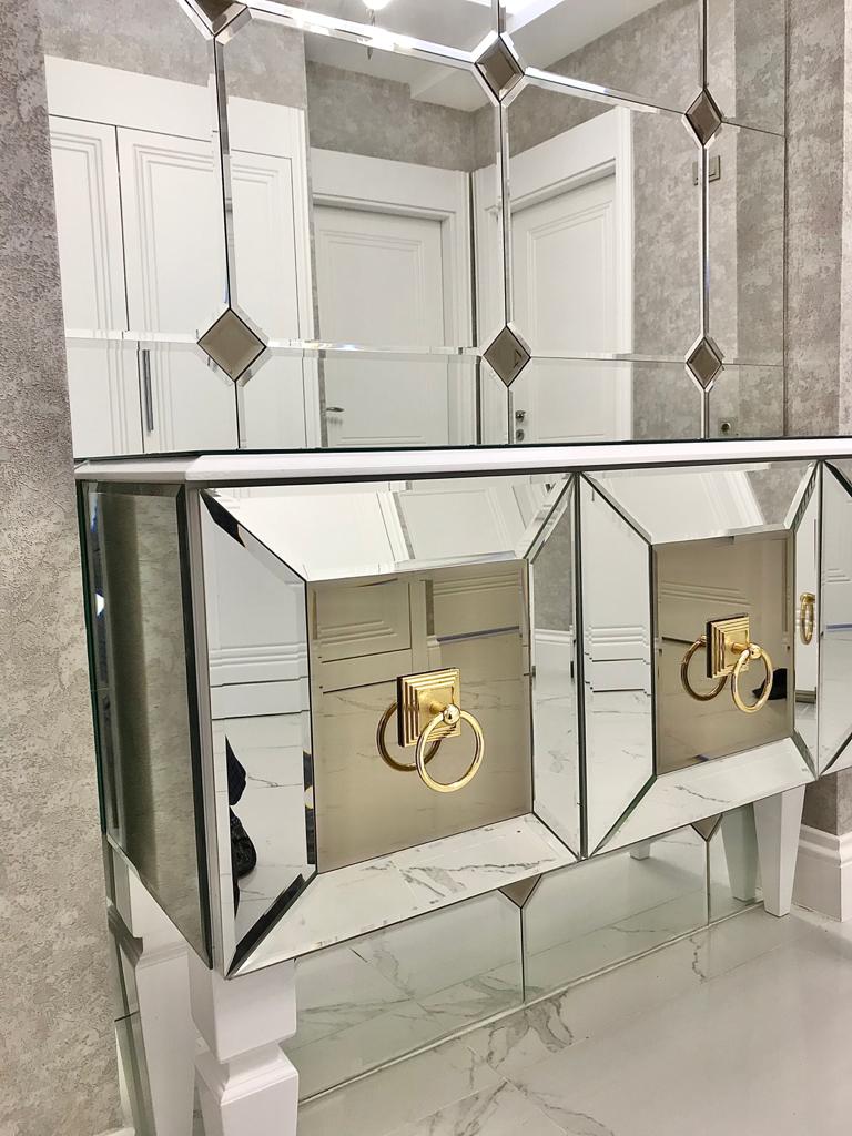 AYNACIZADE Konya aynalı saat, aynalı duvar saati,  salon aynası,  antre aynası,  aynalı saat aynalı duvar saati